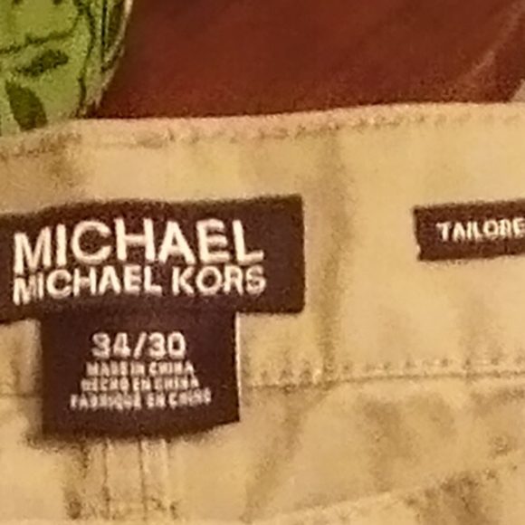 Michael Kors Tailor Fit Flat Front khakis - Picture 2 of 4